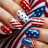 Independence Day Pattern Fashion Nail Art