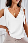 About Jane Tie V-Neck Tank Top