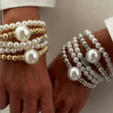 Fashionable Pearl Beaded Simple Versatile Bracelet