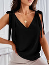About Jane Tie V-Neck Tank Top