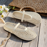 Fashionable Rhinestone Elegant French Buckle Sandals