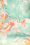 Extravagant Girl Satin Tie-dye Print One Shoulder Slit Maxi Dress