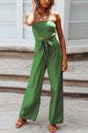 Dream Maker Cut Out Waist Wide Leg Jumpsuit