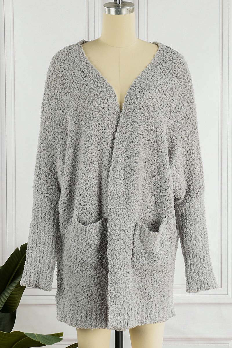 Casual Daily Solid Doll Sleeve Cardigan(5 Colors)