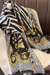 Elegant Imitation Silk Oversized Shawl Scarf