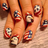 Independence Day Pattern Fashion Nail Art