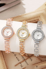 Fashionable Diamond Elegant Pointer Pull-Out Bracelet Watch