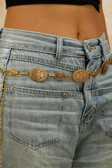 Bohemian Ethnic Style Metal Wst Chn