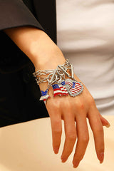American Flag Independence Day Fashion Bracelet