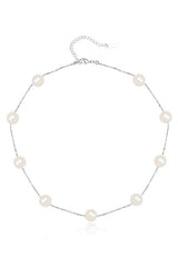 Vintage Pearl Beaded Stackable Elegant Necklace