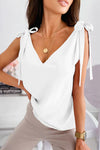 About Jane Tie V-Neck Tank Top