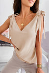 About Jane Tie V-Neck Tank Top