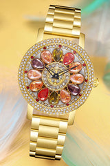 Fashionable Diamond-studded Elegant Quartz Watch