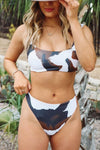 Aloha Honey Cow Pattern Bikini