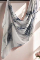 Watercolor Series Satin Shawl Scarf