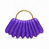 Simple Acrylic Wave-shaped Clutch Bag