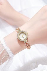 Fashionable Diamond Elegant Pointer Pull-Out Bracelet Watch