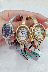 Fashionable Simple Oval Pointer Bracelet Watch