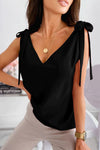 About Jane Tie V-Neck Tank Top