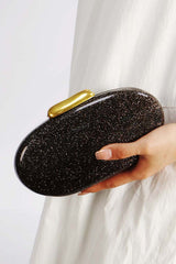 Simple Acrylic Oval Clutch