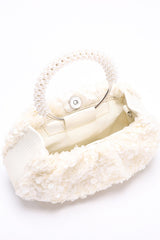 Elegant Floral Embroidered Handbag