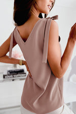 About Jane Tie V-Neck Tank Top