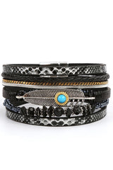 Bohemian Vintage Gravel Braided Bracelet