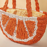 Cute Holiday Fruit Shaped Braided Bag
