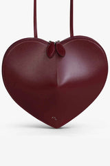 Fashionable Heart Genuine Leather Shoulder Crossbody Bag