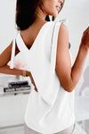 About Jane Tie V-Neck Tank Top
