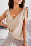 About Jane Tie V-Neck Tank Top