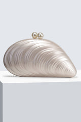 Elegant Shaped Shell Acrylic Evening Clutch