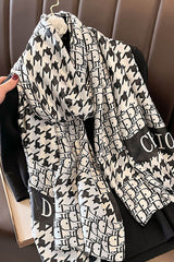 Elegant Imitation Silk Oversized Shawl Scarf