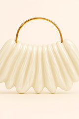 Simple Acrylic Wave-shaped Clutch Bag