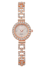 Fashionable Diamond Elegant Pointer Pull-Out Bracelet Watch