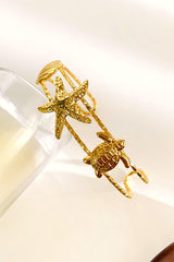 Fashionable Marine Style Stainless Steel Open Bracelet