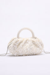 Elegant Floral Embroidered Handbag