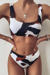 Aloha Honey Cow Pattern Bikini