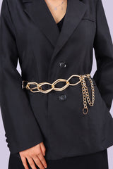 Fashionable Chunky Metal Chn Wst Chn