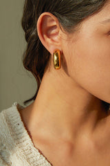 Fashionable C-shaped Niche Earrings
