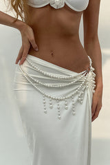 Fashion Holiday Beach Multi-layer Pearl Tassel Body Chain
