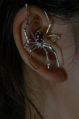 Halloween Punk Spider Earrings